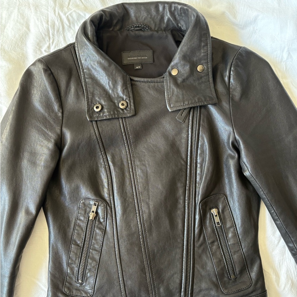 Mackage - Aritzia Black Leather Jacket